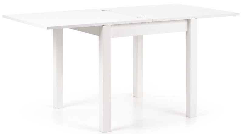 Jedálenský rozkladací stôl GRACJAN jelša / bílý 80-160x80 cm_