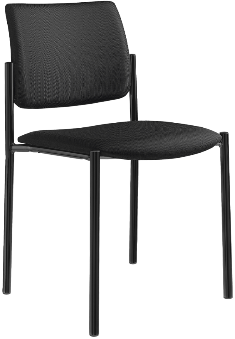 Konferenčná stolička CONFERENCE 155-N1, čierna