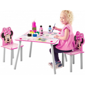 Detský stôl so stoličkami MYŠKA MINNIE
