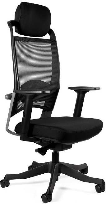 Kancelárská stolička FULKRUM, čierná gallery main image
