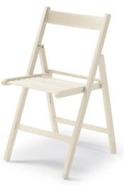 skládací stolička SMART biela