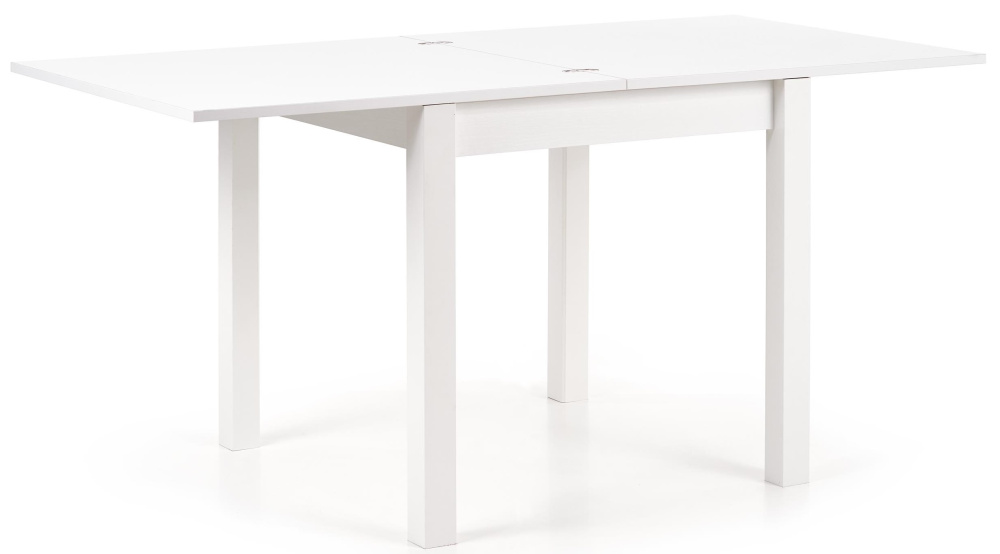 Jedálenský rozkladací stôl GRACJAN jelša / bílý 80-160x80 cm_ gallery main image