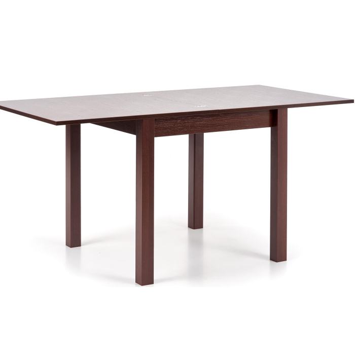 Jedálenský rozkladací stôl GRACJAN cierny orech 80-160x80 cm