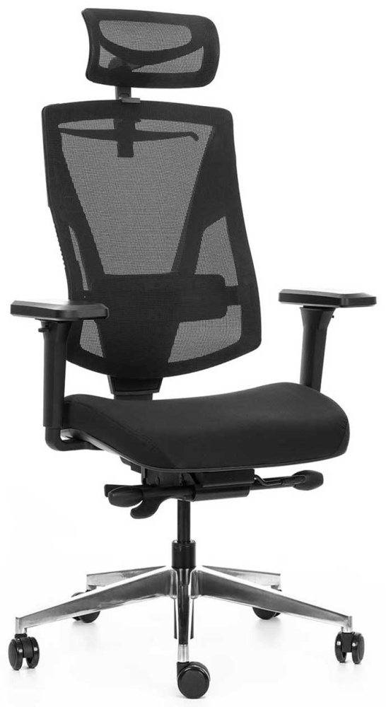 Kancelářská židle OAMA PLUS, čierná gallery main image