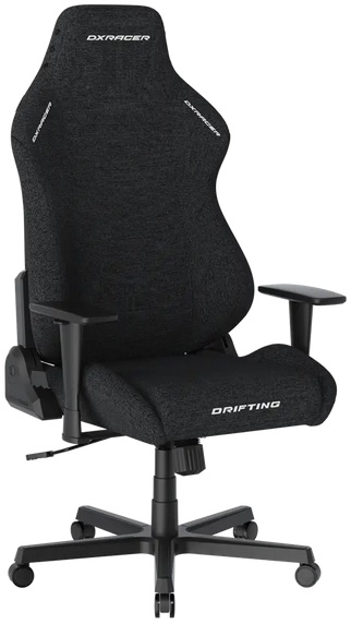 Herná stolička DXRacer DRIFTING čierna, látková gallery main image