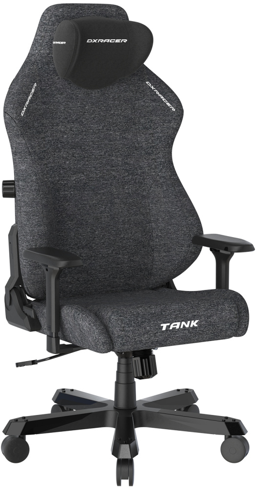 Herná stolička DXRacer TANK čierna, látková gallery main image