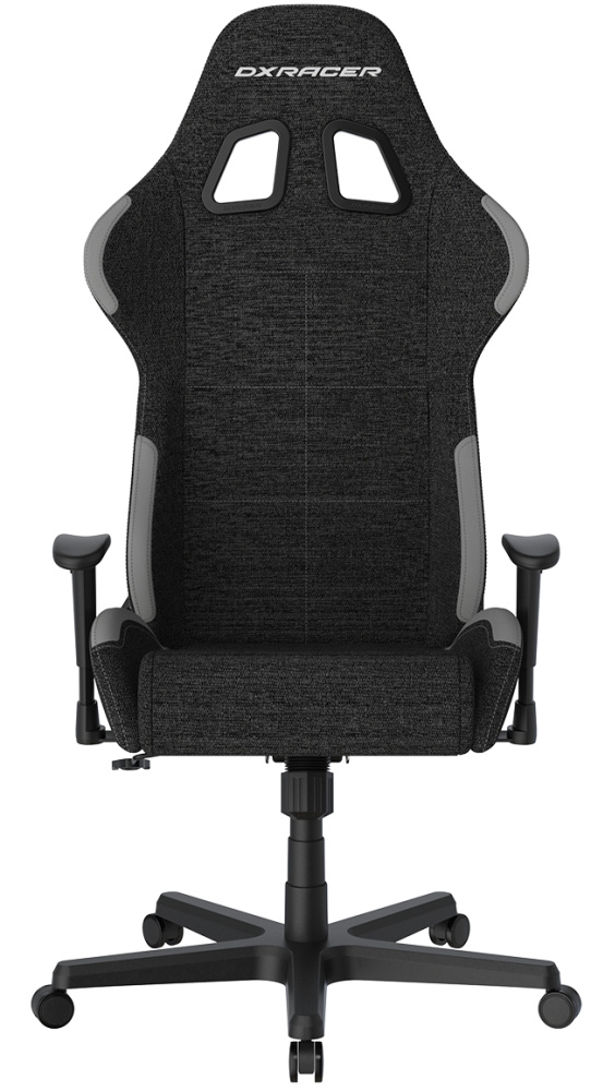 Herná stolička DXRacer FORMULA čierno-sivá, látková gallery main image