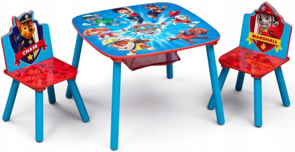 Detský stôl so stoličkami Tlapková Patrola záchranári gallery main image
