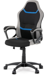kancelárska stolička KA-L611 BLUE modrá