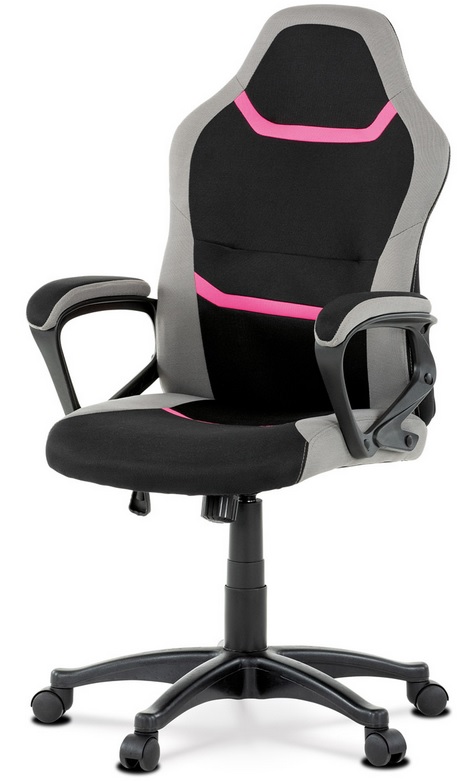 kancelárska stolička KA-L611 PINK růžová gallery main image