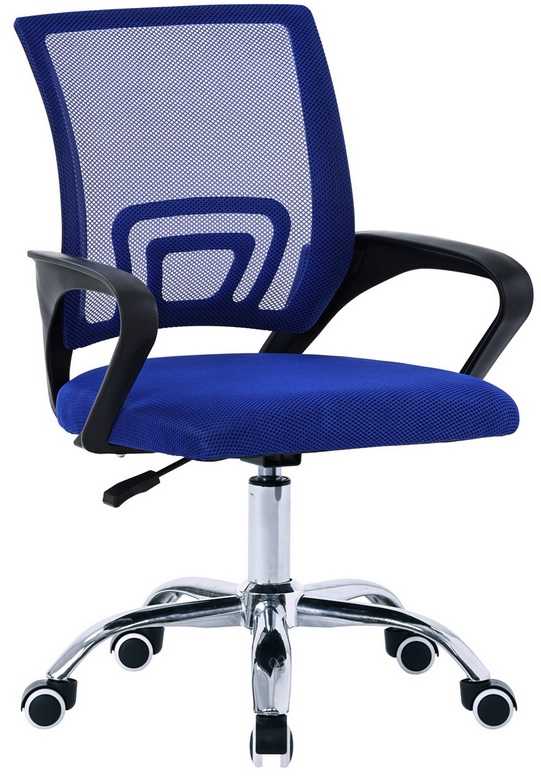 kancelárska stolička KA-L103 BLUE modrá gallery main image