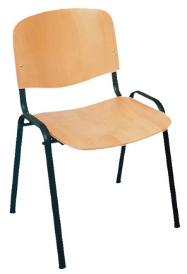 konferenční židle ISO dřevěná