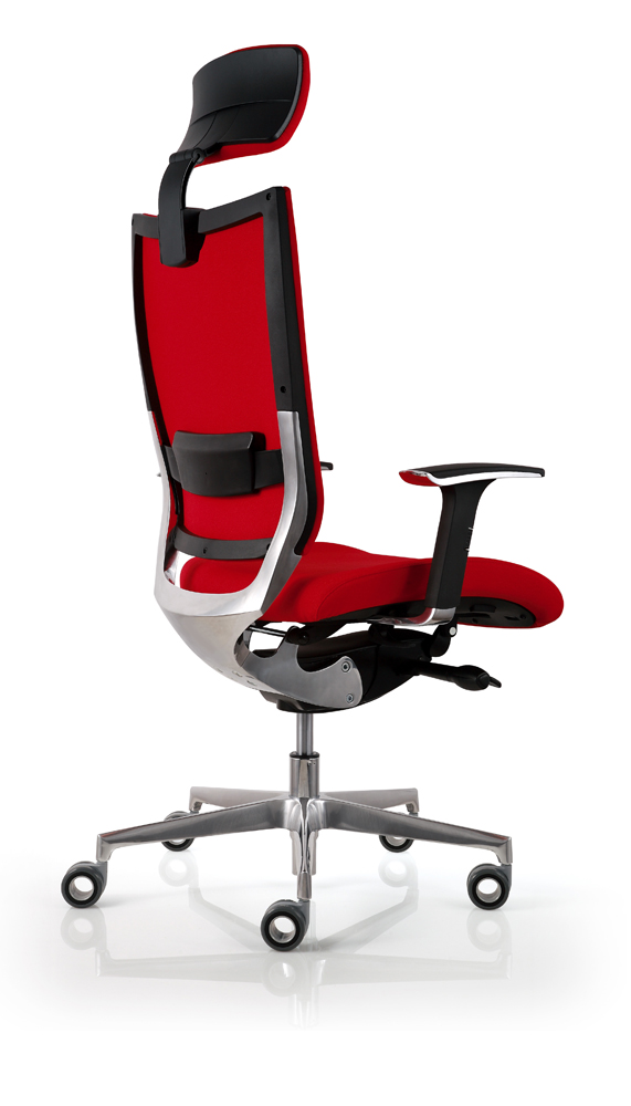 kancelárská stolička Concept PC od Pešky s podhlavníkom celočalúněná do volitelného poťahu