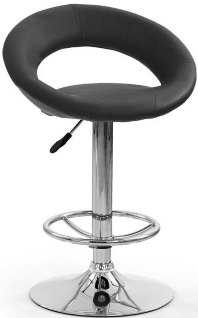 barová židle H15 čierná Halmar moderný dizajn