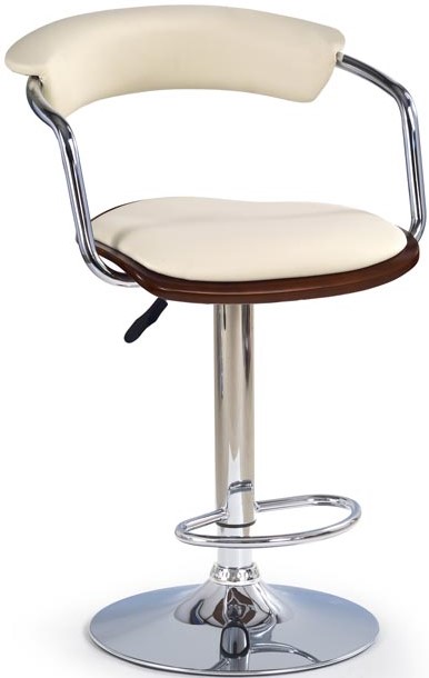 barová stolička H19 antická čerešňa/béžová