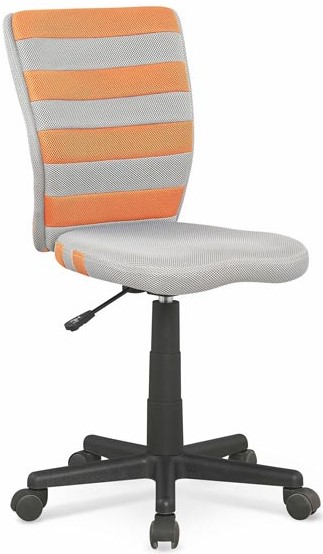detská stolička FUEGO šedo-oranžová