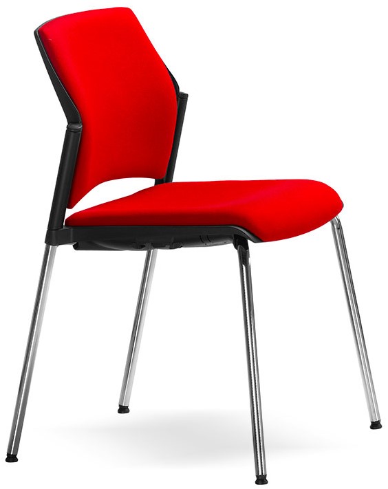 konferenční židle Rewind RW 2103 od RIM čalouněný sedák a opěrák, kovový trubkový rám