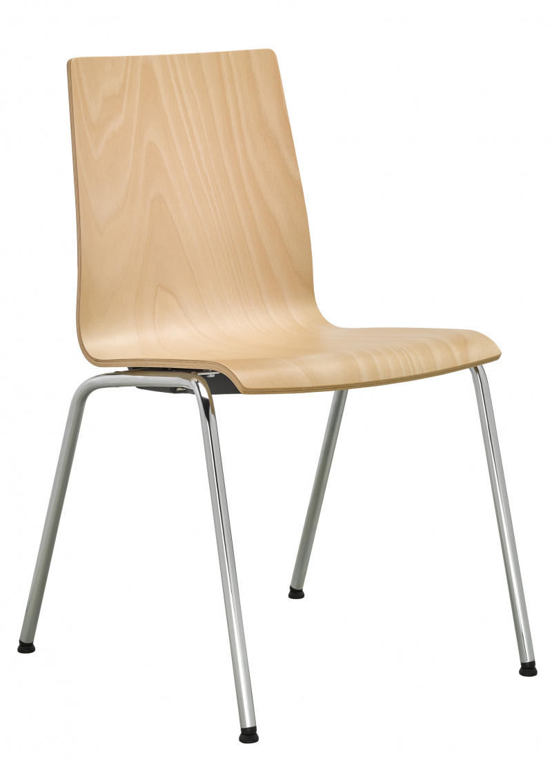 konferenční židle Sitty SI 4101 od RIM celodřevěná stohovatelná