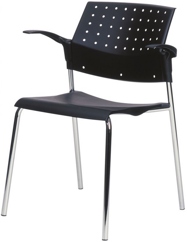 konferenční židle Economy EM 550 od RIM plastový sedák plastový opěrák