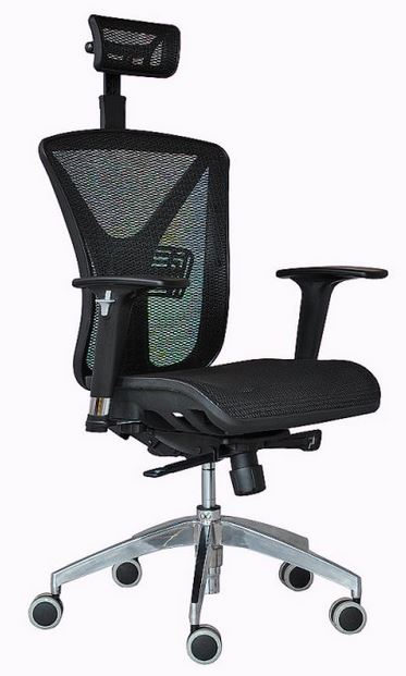 kancelárská stolička VENGO mesh čierna
