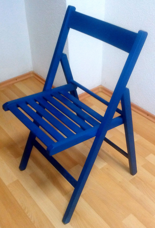 skládací stolička SMART modrá
