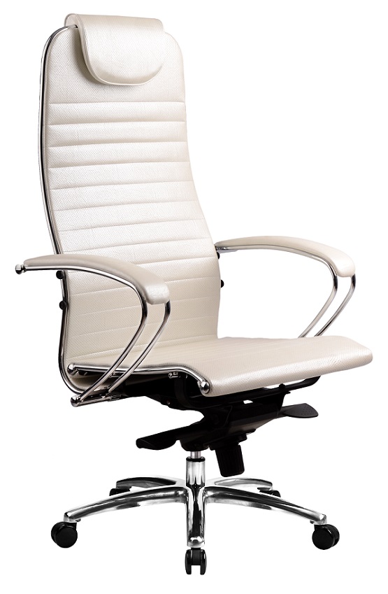 Kancelárska stolička SAMURAI K-1 bielá