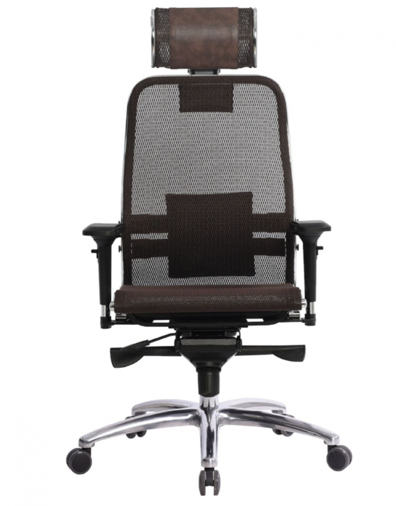 Kancelárska stolička SAMURAI S-3 hnedá