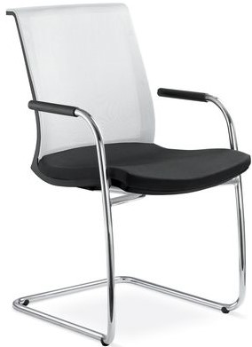Konferenčná stolička LYRA NET 203-Z-N4, kostra chrom
