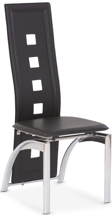 Jedálenská stolička K4 čierna