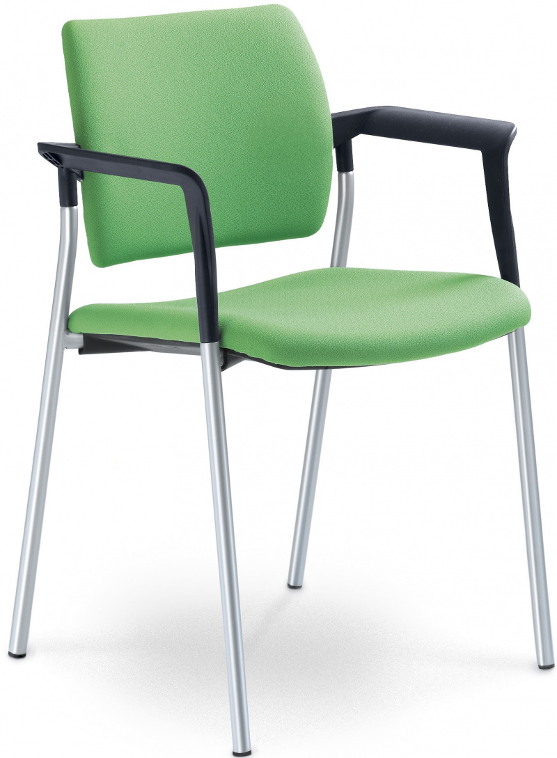 Konferenčná stolička DREAM 110-N2,BR, kostra sivá
