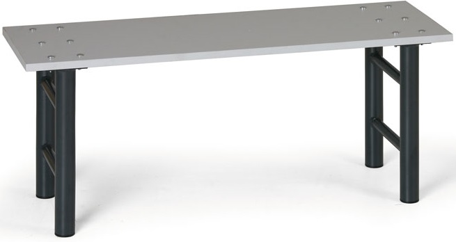 Šatňová lavica 1,5 m, lamino, podnož antracit