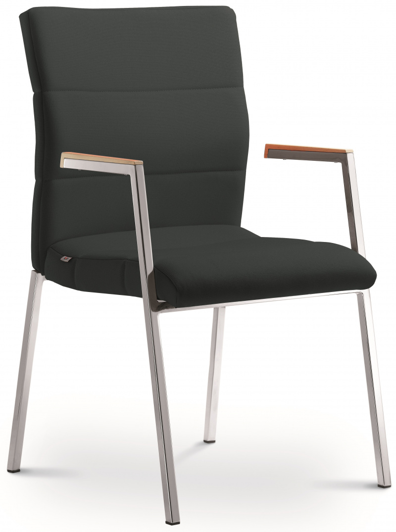 Konferenčná stolička LASER 680-K-N4, kostra chrom
