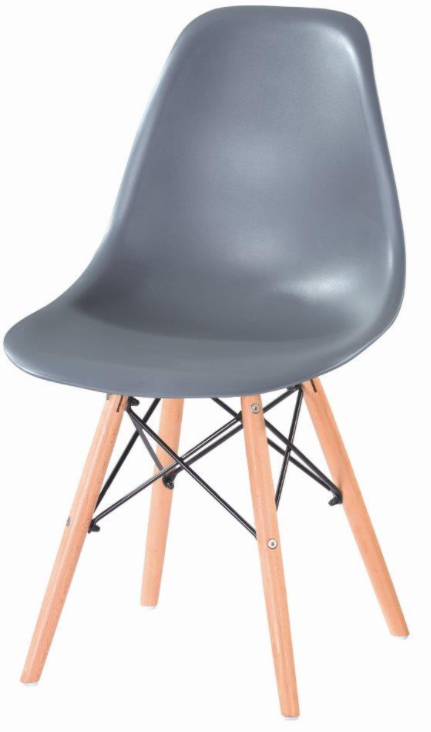 Jedálenská stolička Enzo sivá