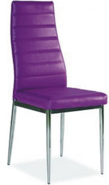 Jedálenská stolička F-261 fialová