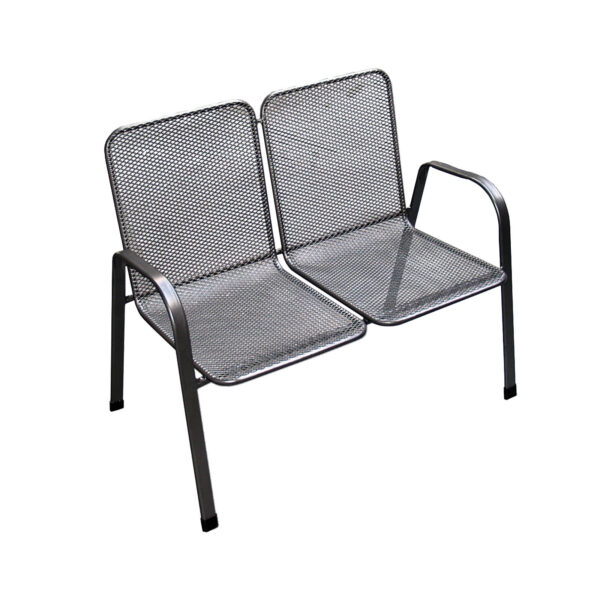 zahradná stolička kovová SÁGA dubl U002