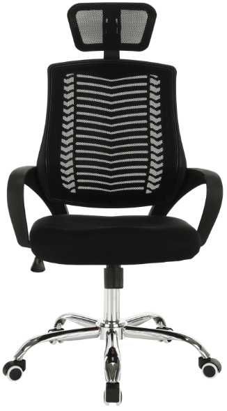 Kancelárská stolička, čierna/chrom, IMELA TYP 1