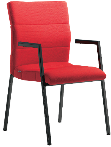 Konferenčná stolička LASER 680-N1, kostra čierna