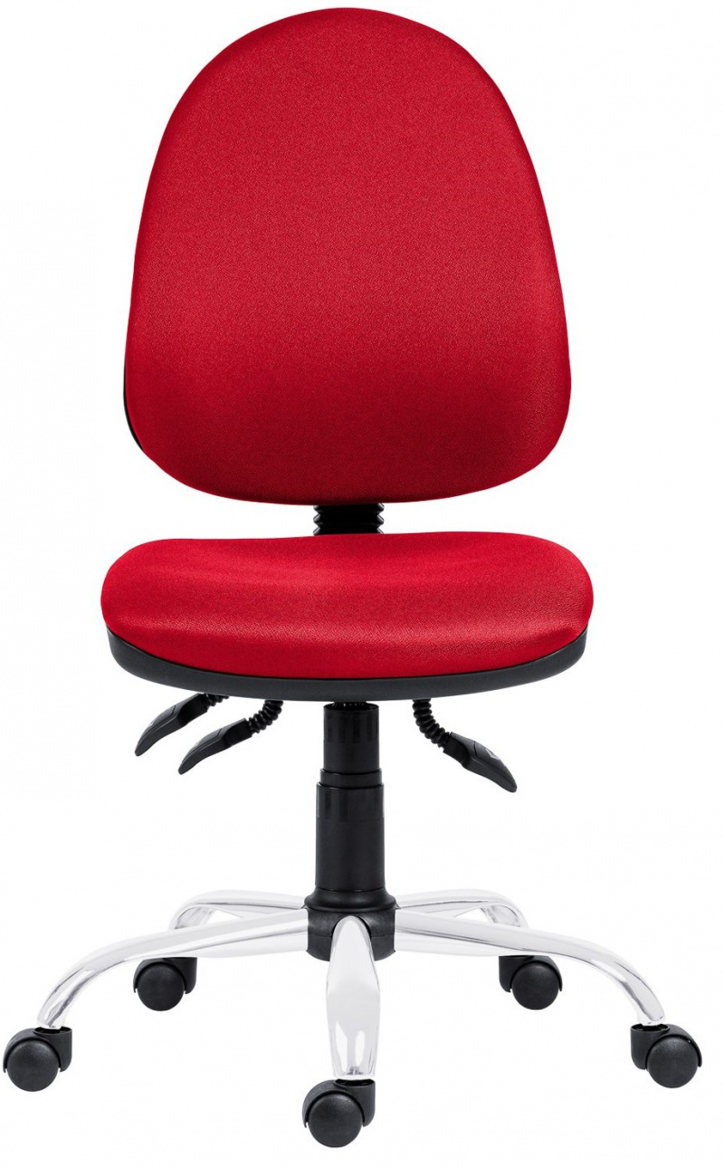 kancelárska stolička PANTHER ASYN C D3 červená