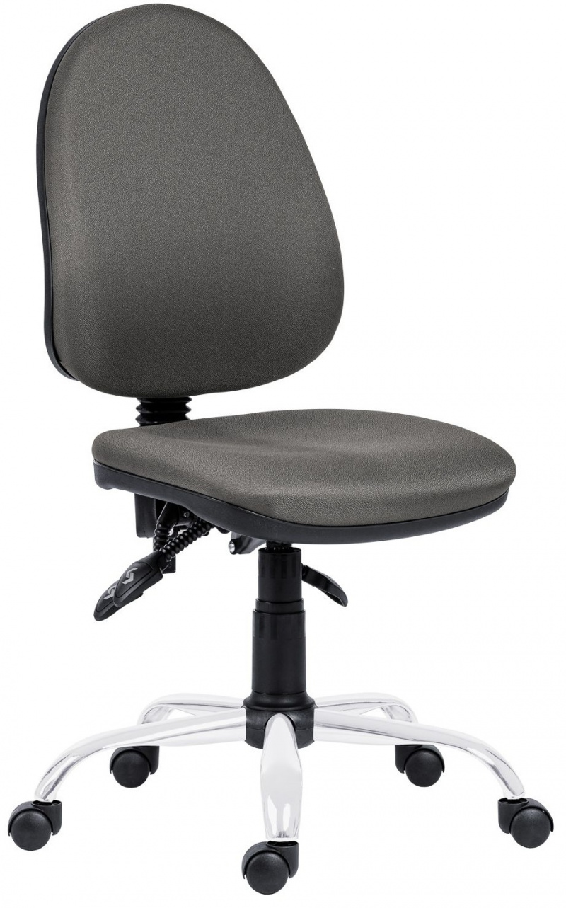 kancelárska stolička PANTHER ASYN C D5 sivá
