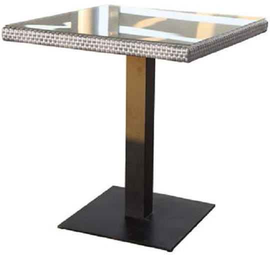 Dizajnový stôl BARCELONA - sivý