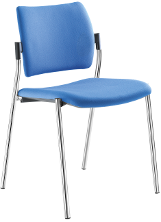 konferenčná stolička DREAM 110-N4 plast, kostra chrom