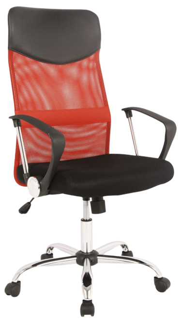 Kancelárska stolička Q025 čierno-červená Prezident II