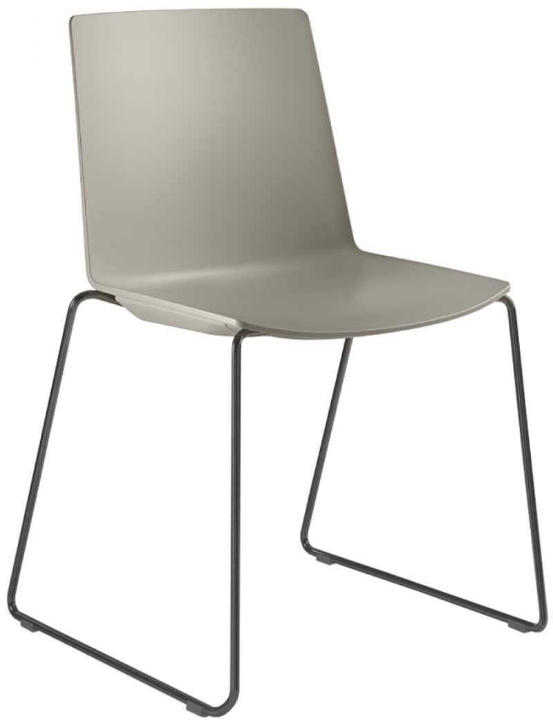 Konferenčná stolička SKY FRESH 040-Q-N1, kostra čierna