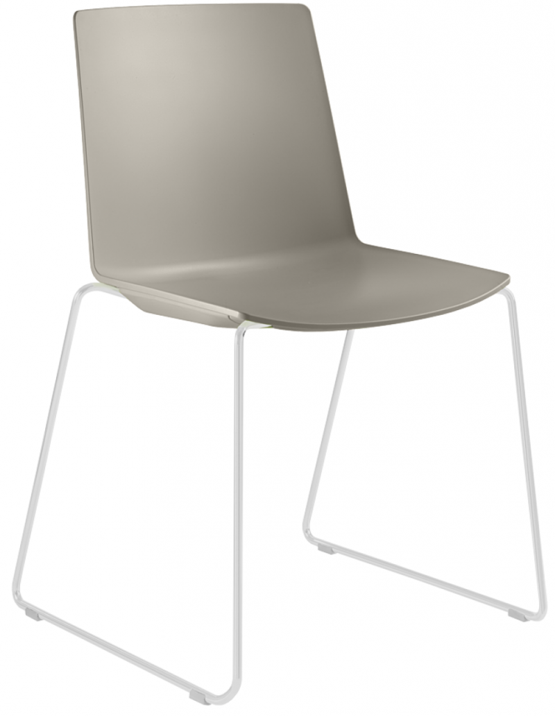 Konferenčná stolička SKY FRESH 040-Q-N0, kostra bílá