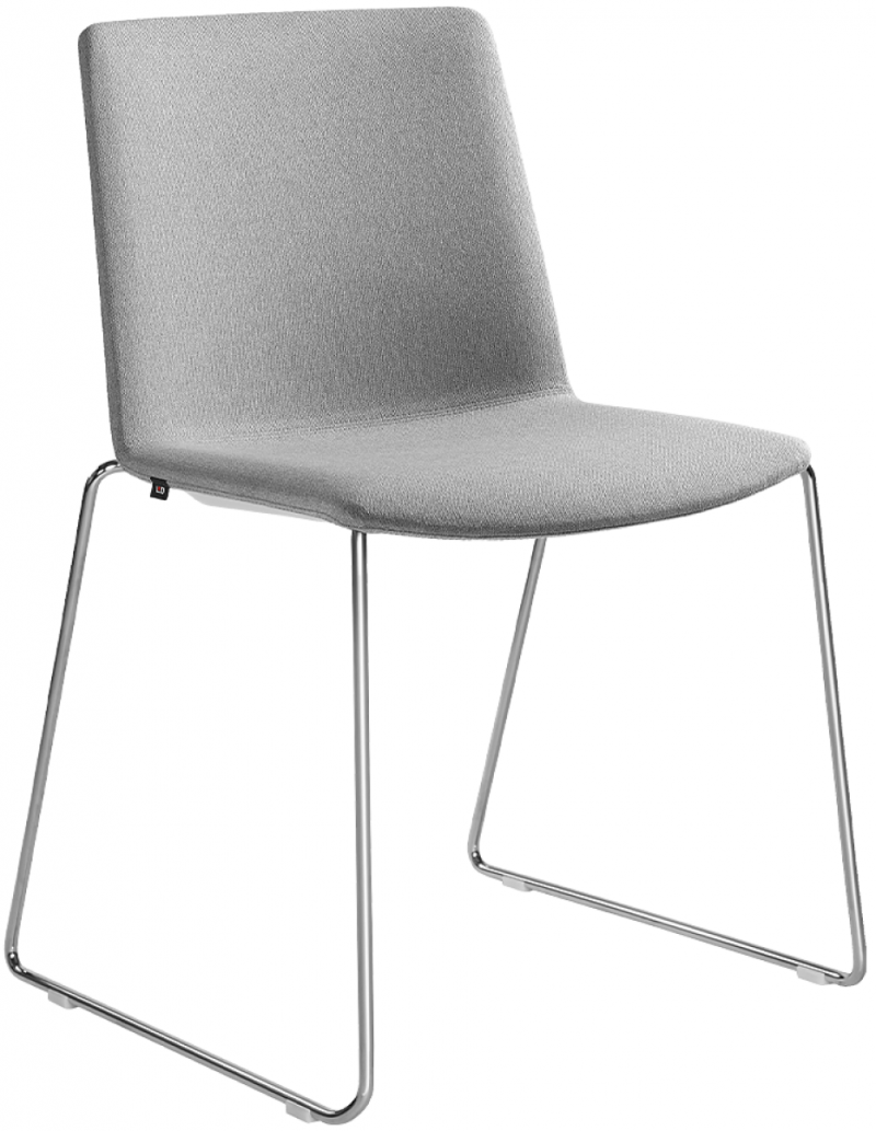 Konferenčná stolička SKY FRESH 045-Q-N4, kostra chrom