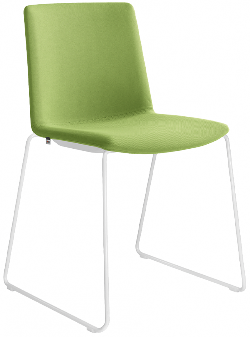 Konferenčná stolička SKY FRESH 045-Q-N0, kostra biela
