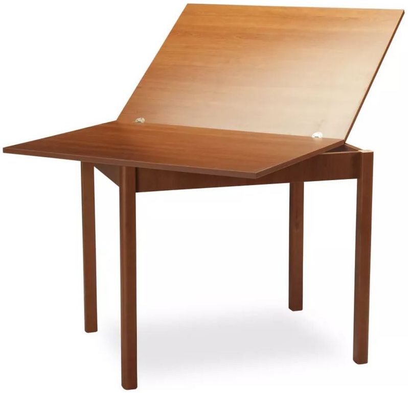 Jedálenský rozkladací stôl KNIHA 90 x 68 - 136 cm