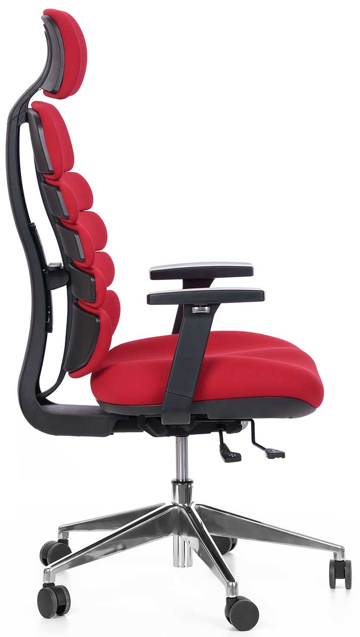 kancelárská stolička SPINE červena s PDH