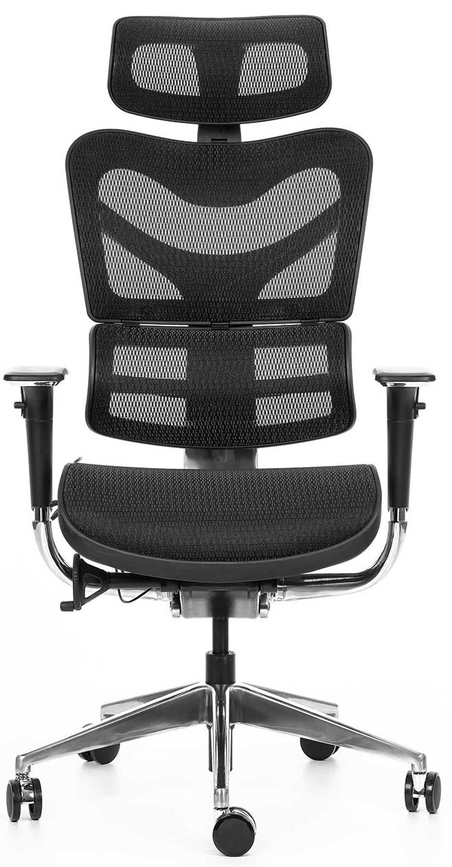 kancelárská stolička ARIES JNS-701, čierna W-11