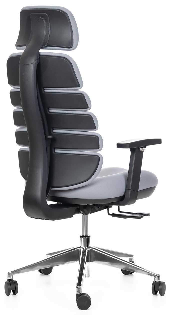 kancelárska stolička SPINE sivá s PDH